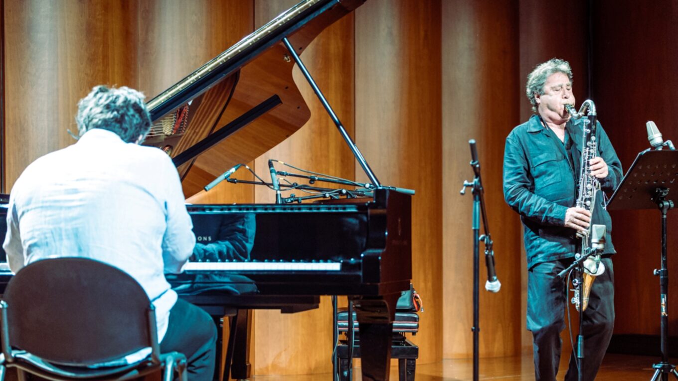ouis Sclavis e Benjamin Moussay (foto di Elisa Magnoni)
